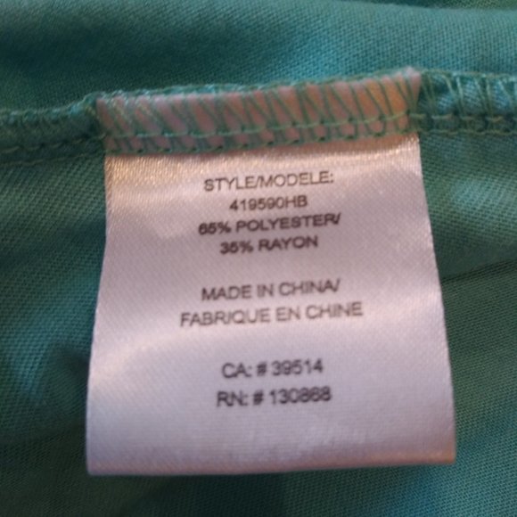 4 Ever Free Green with Polka Dots Reversible Dress - Picture 8 of 10